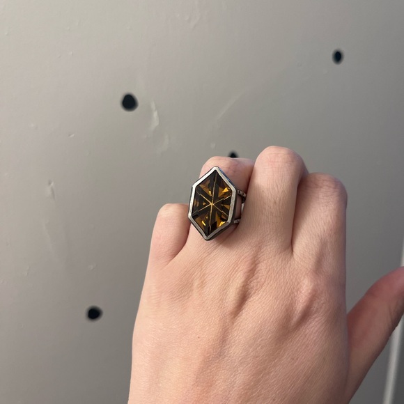 Jewelry - LAST CHANCE SALE -Listing removed 3/8/26 Hypnovamp Vintage Glass Silver Ring